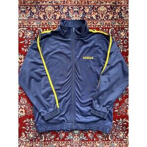 Vintage Michigan Wolverines Steve & Barrys Full Zip Lined Windbreaker Large